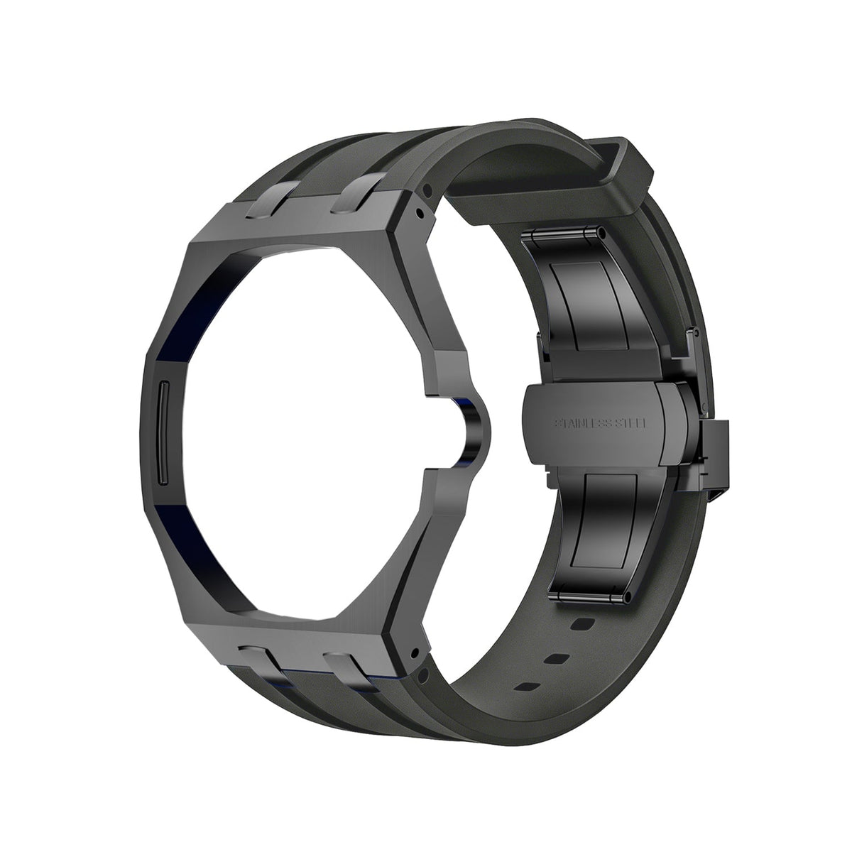 {
  "Bling Jewelrys": "ブリング・ジュエリー",
  "OAK POP BLACK STEEL CASE & SILICONE STRAP": "OAK POP ブラック・スチールケース＆シリコンストラップ"
}