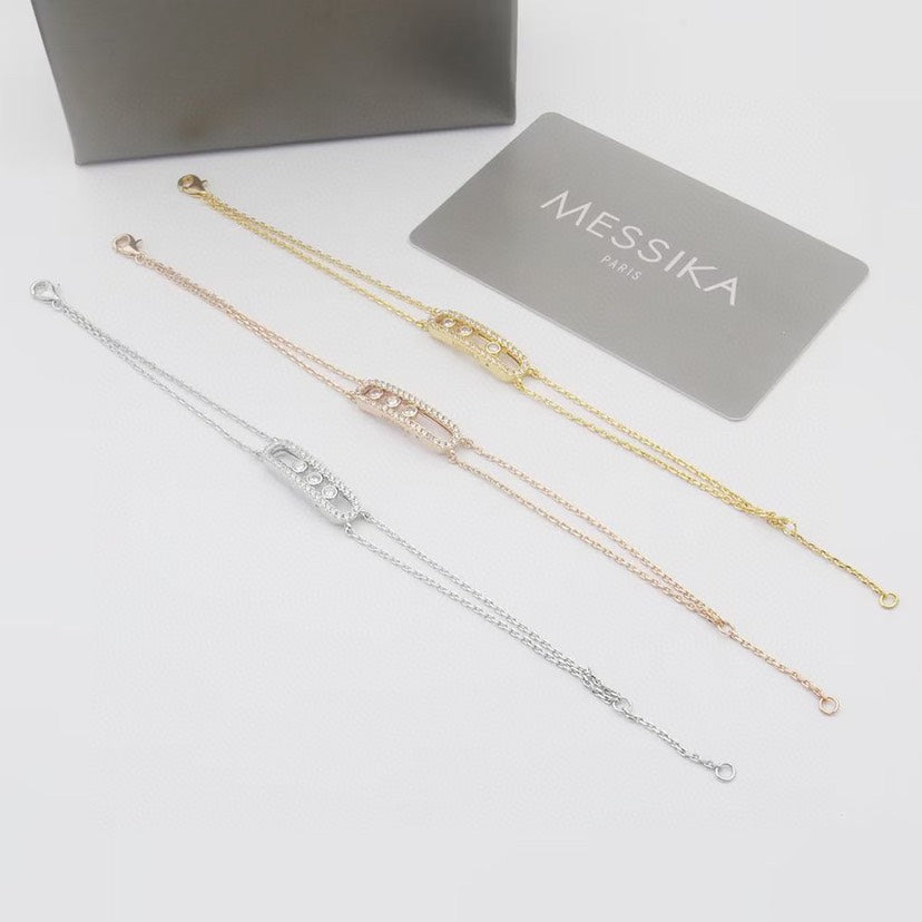 [Bling Jewelrys] Move Classique パヴェブレスレット