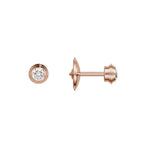 [Bling Jewelrys]D'AMOUR 5MM DIAMOND STUD EARRINGS