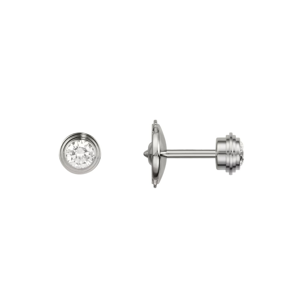 [Bling Jewelrys]D'AMOUR 5MM DIAMOND STUD EARRINGS