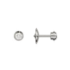 [Bling Jewelrys]D'AMOUR 5MM DIAMOND STUD EARRINGS