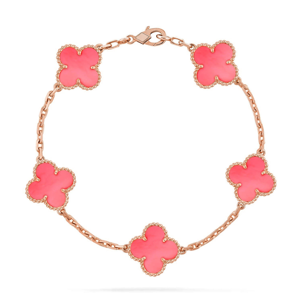 {
  "Bling Jewelrys": "ブリングジュエリー",
  "CLOVER 5 MOTIFS": "クローバー 5モチーフ",
  "PINK MOP BRACELET COLLECTION": "ピンクMOPブレスレットコレクション"
}
