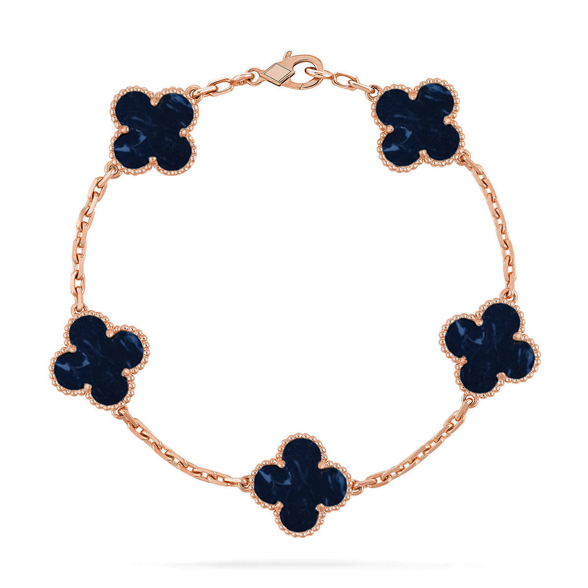 [Bling Jewelrys ]CLOVER 5 MOTIF PIETERSITE BRACELET COLLECTION
