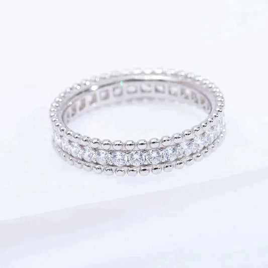 [Bling Jewelrys ]PERLEE DIAMOND SILVER RING