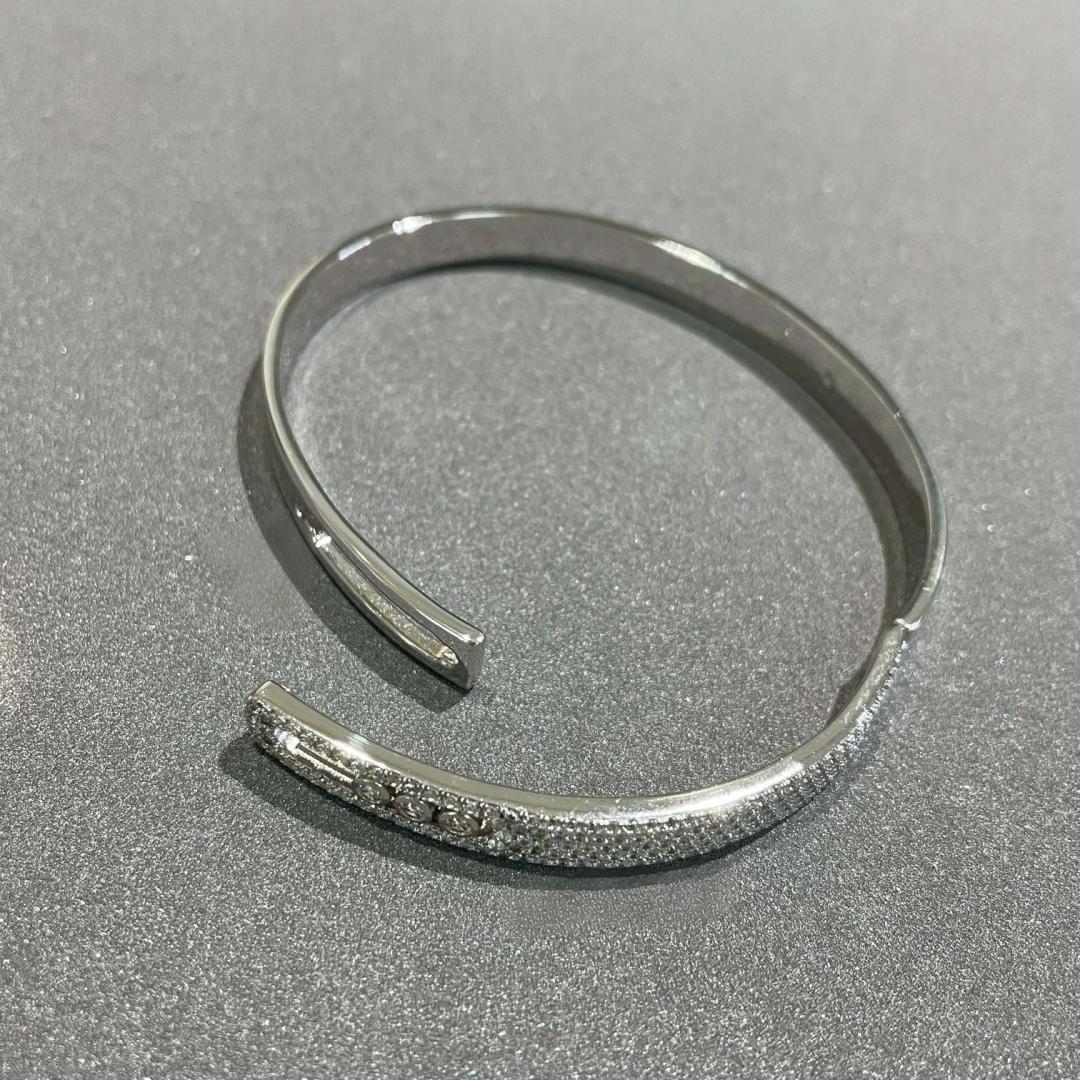 [Bling Jewelry] Move Noa Roségold Pavé-Diamant-Armreif