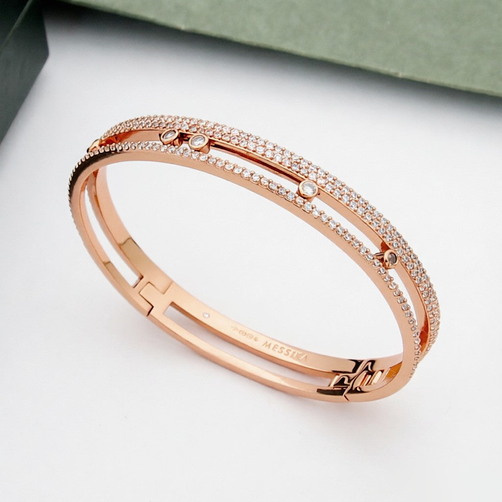 [Bling Jewelrys]ムーヴ ロマーヌ パヴェ バングル