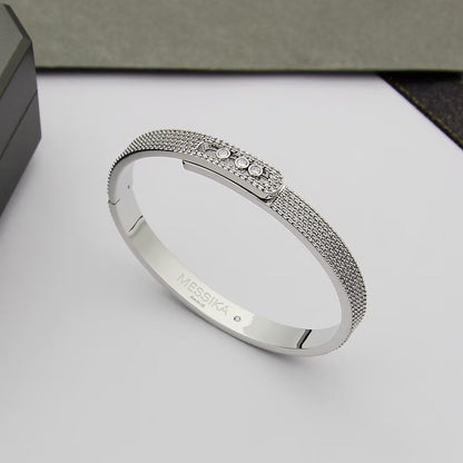 [Bling Jewelrys]Move Noa Full Pav¨¦ Diamond Bangle Bracelet