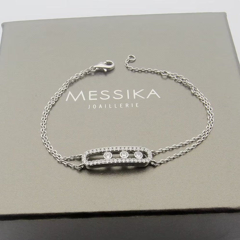 [Bling Jewelrys] Move Classique パヴェブレスレット