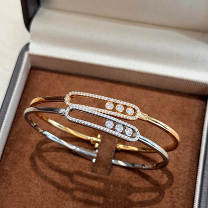{
  "[Bling Jewelrys]Move Pavé Diamond Bangle Bracelet M"
}
