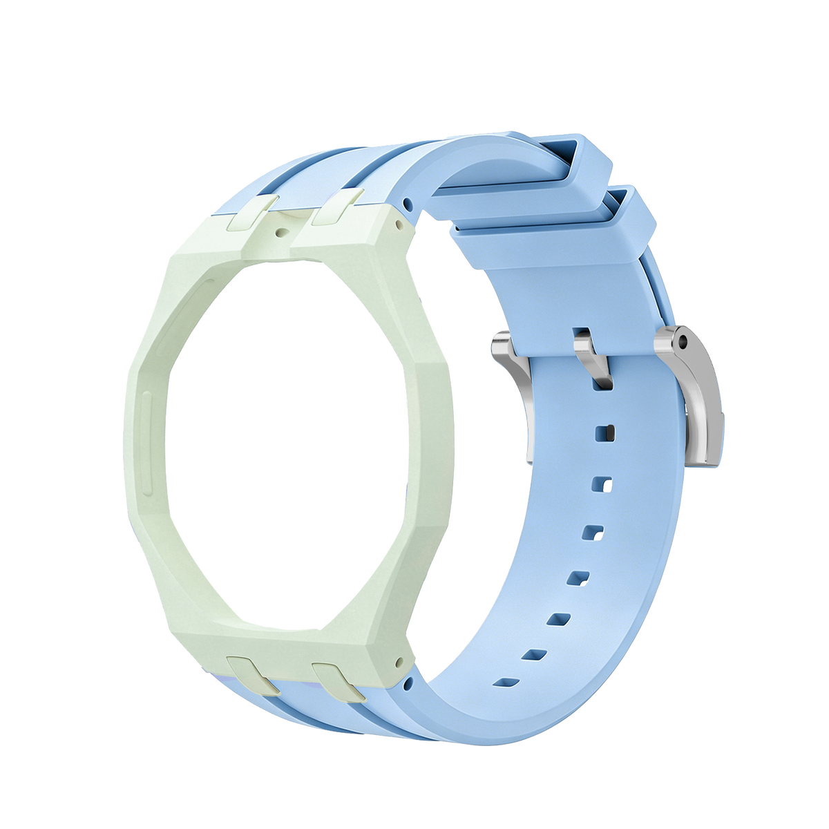 [Bling Jewelrys]Royal Oak Pop Exclusive Bioceramic Case & Silicone Strap Mix Color