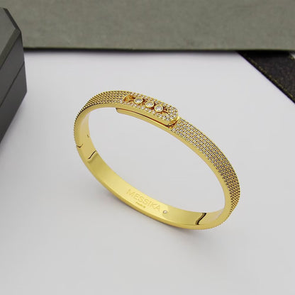 [Bling Jewelrys]Move Noa Full Pav¨¦ Diamond Bangle Bracelet