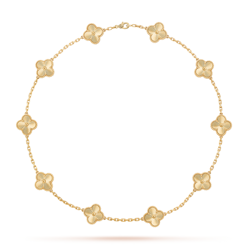 [Bling Jewelry] KLEEBATT-HALSKETTE MIT 10 LASER-MOTIVEN