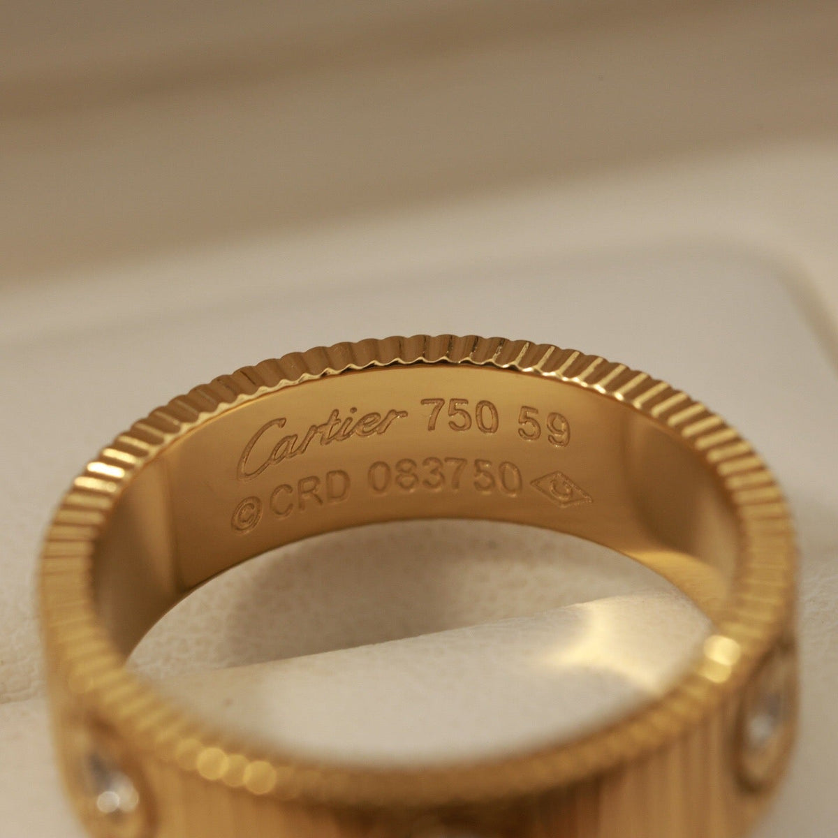 [Bling Jewelry] ラブ 6.5mm アンリミテッド 6ダイヤモンド リング
