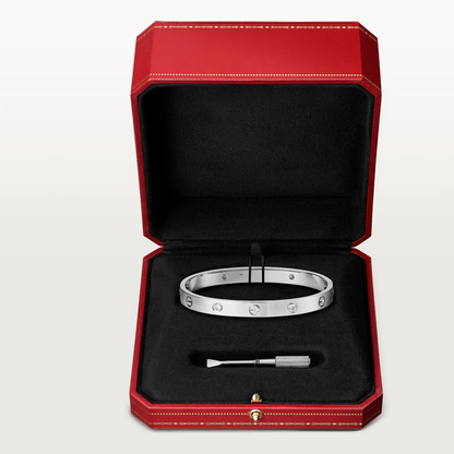 [Bling Jewelry] LIEBESARMBAND 6,1 MM 4 DIAMANTEN