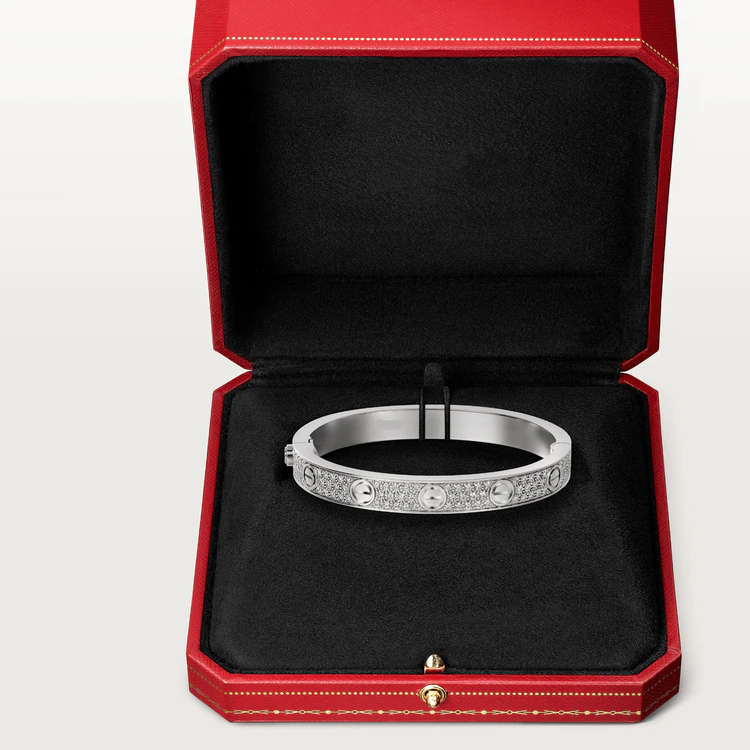 [Bling Jewelrys ]LIEBESARMBAND 6,1 MM MIT DIAMANT-PAVÉ