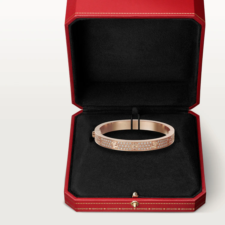 [Bling Jewelrys ]LIEBESARMBAND 6,1 MM MIT DIAMANT-PAVÉ