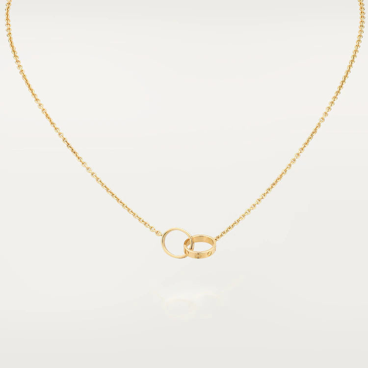 [Bling Jewelrys ]LIEBESKETTE DOPPELRING GOLD