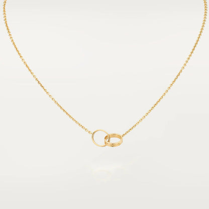 [Bling Jewelrys ]LIEBESKETTE DOPPELRING GOLD