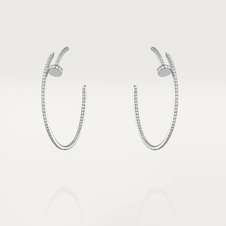 [Bling Jewelrys ]JUSTE ピアス フルダイヤモンド 1.8mm