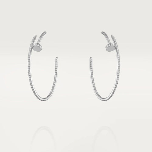 [Bling Jewelrys ]JUSTE ピアス フルダイヤモンド 1.8mm
