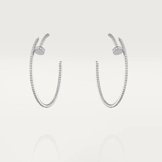 [Bling Jewelrys ]JUSTE ピアス フルダイヤモンド 1.8mm