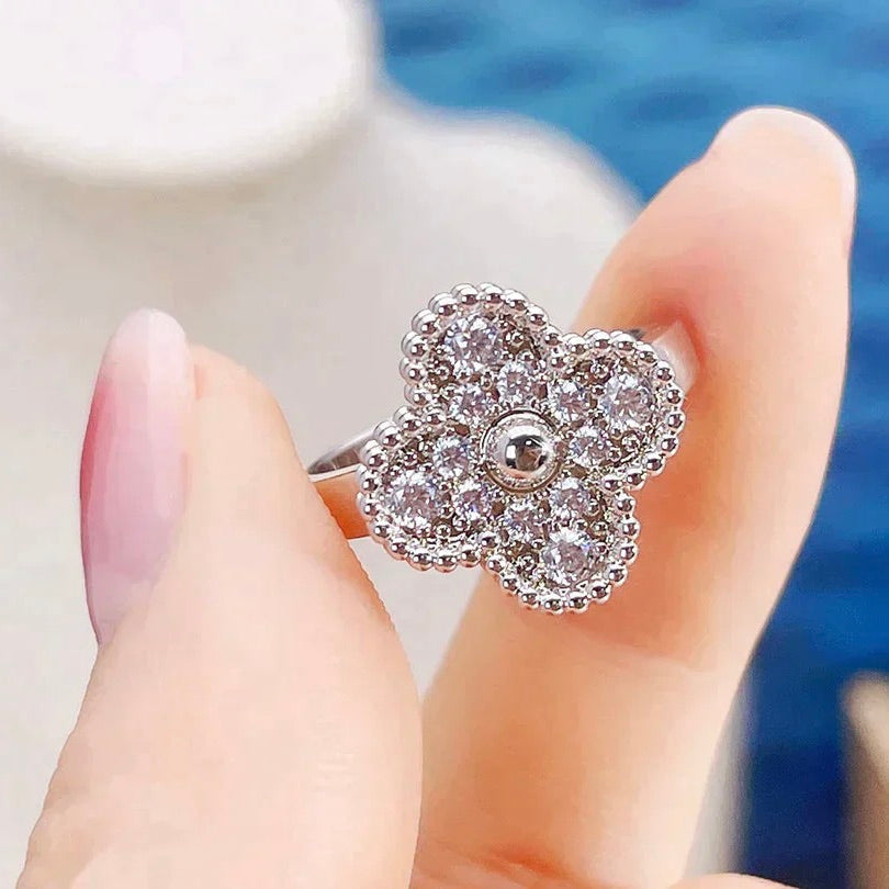 [Bling Jewelrys ]CLOVER DIAMOND RING
