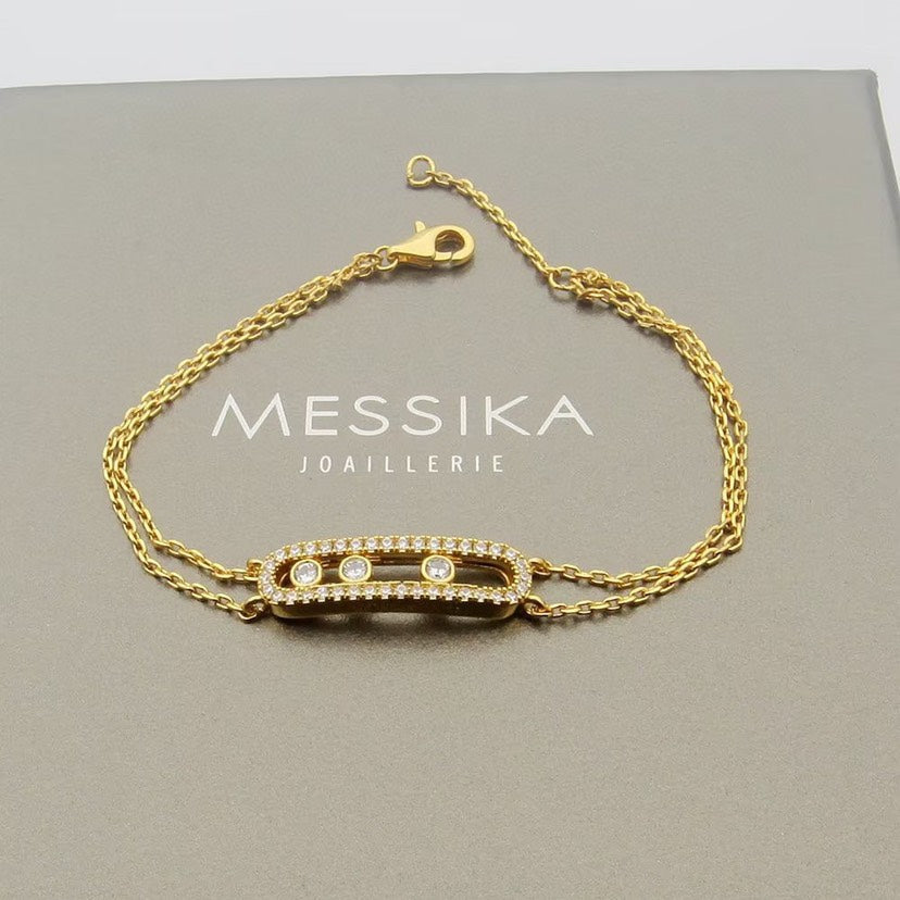 [Bling Jewelrys] Move Classique パヴェブレスレット