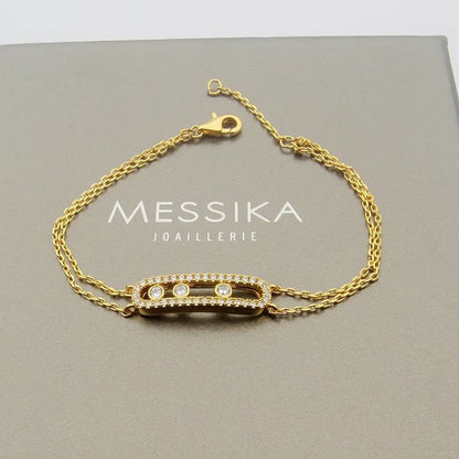 [Bling Jewelrys] Move Classique パヴェブレスレット