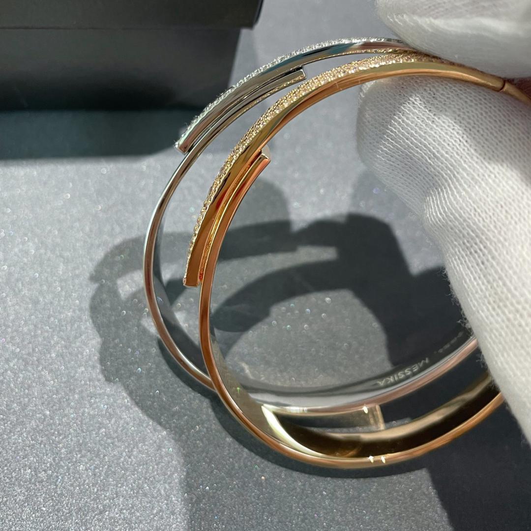 [Bling Jewelry] Move Noa Roségold Pavé-Diamant-Armreif