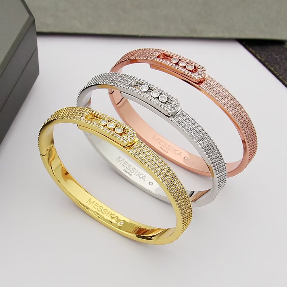 [Bling Jewelrys]Move Noa Full Pav¨¦ Diamond Bangle Bracelet