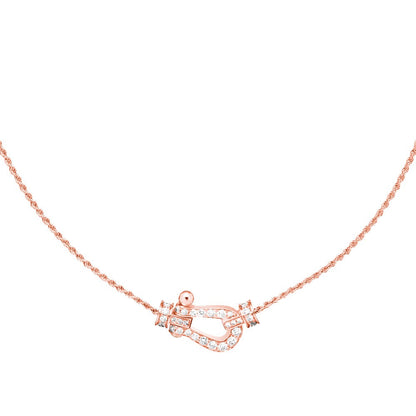 [Bling Jewelrys ]FORCE 10 ROSÉGOLD-DIAMANT-HALSKETTE