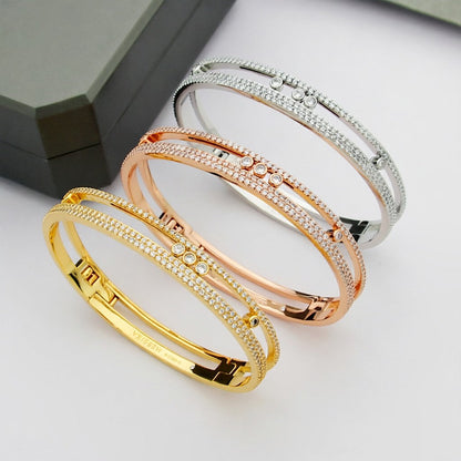 [Bling Jewelrys]ムーヴ ロマーヌ パヴェ バングル
