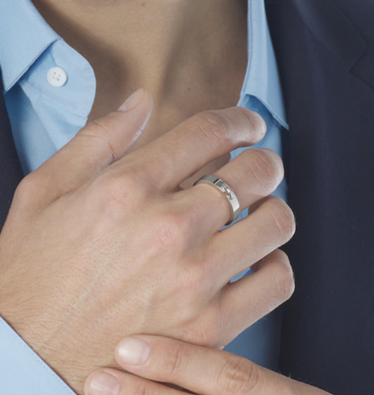 [Bling Jewelrys ]ALLIANCE LIENS VIDENCE 4MM RING