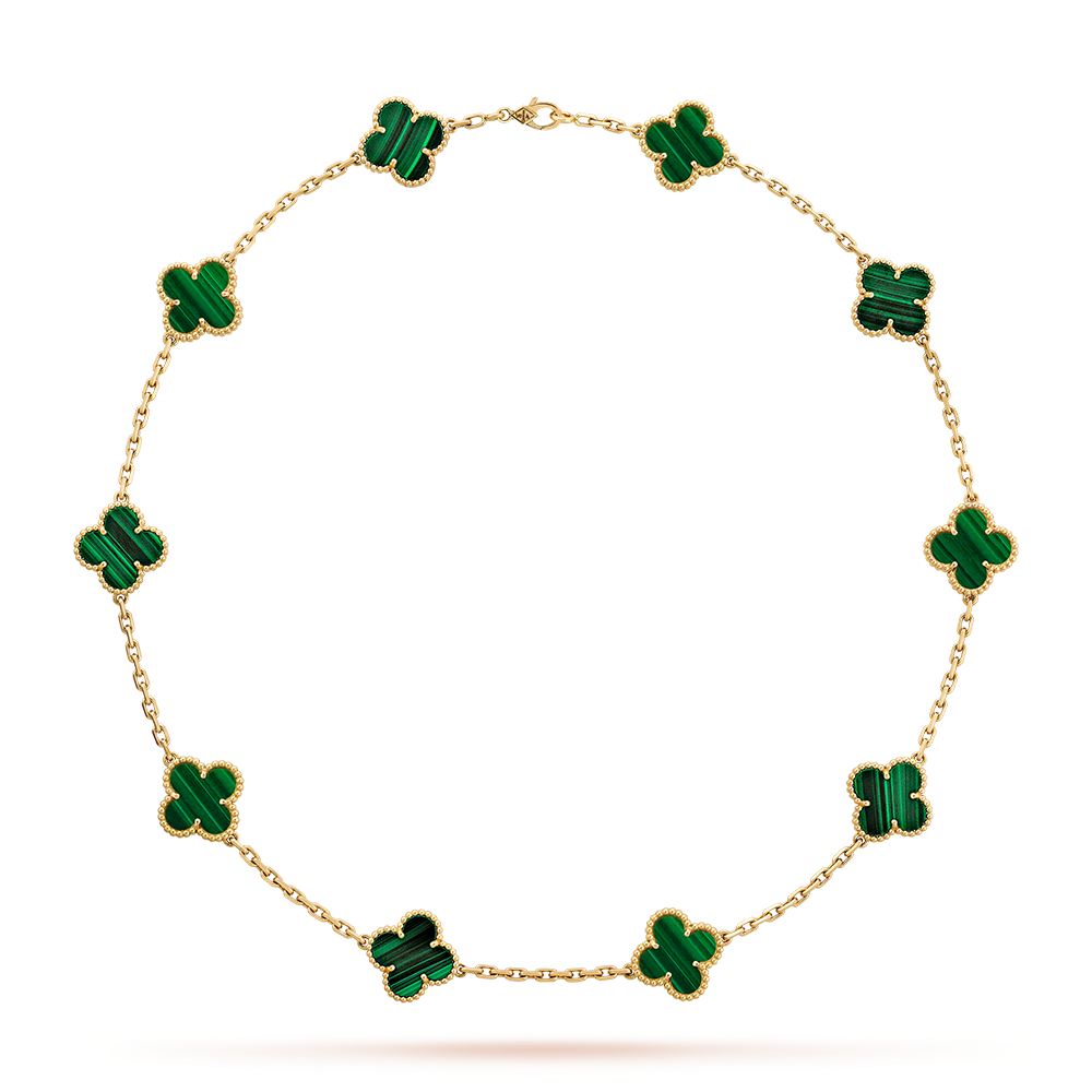 {
  "Bling Jewelrys": "Bling Jewelry",
  "CLOVER 10 MOTIFS MALACHITE NECKLACE": "KLEEBLATT-HALSKETTE MIT 10 MALACHIT-MOTIVEN"
}