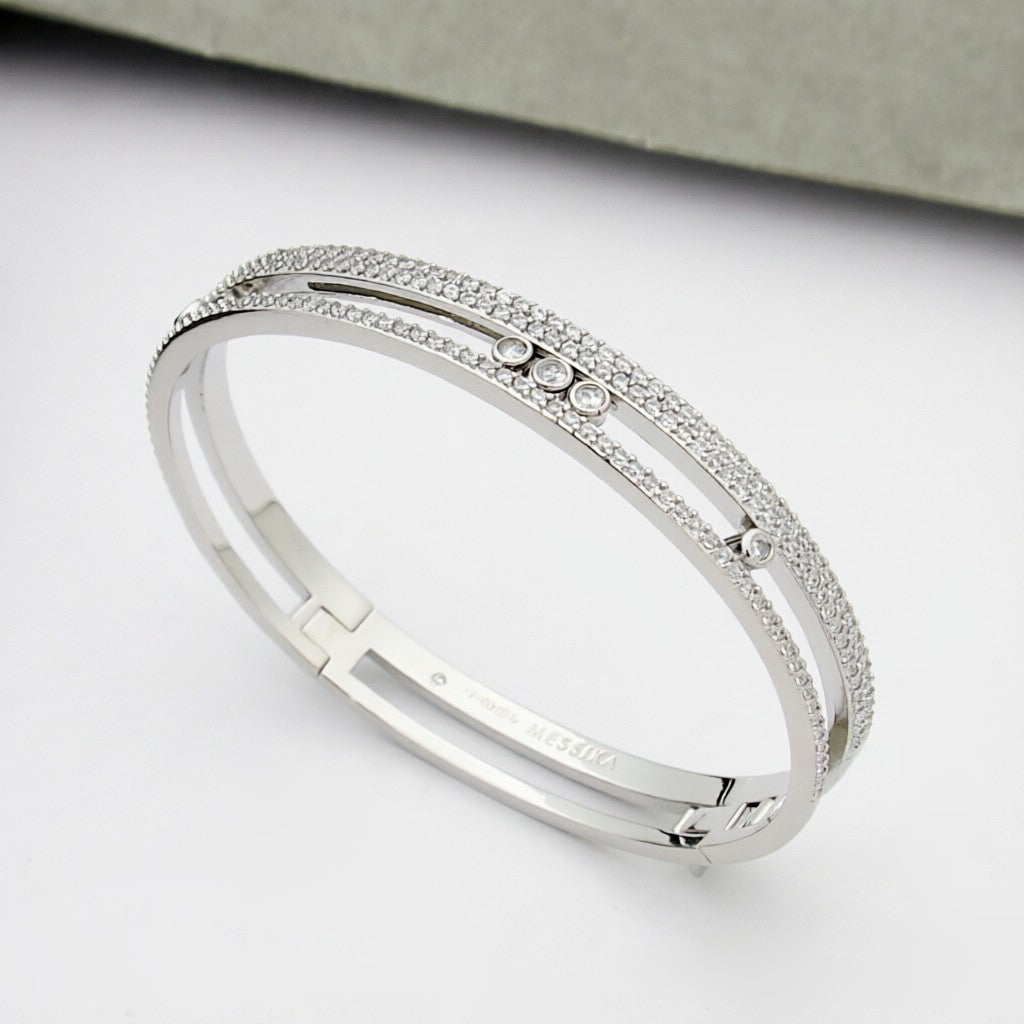 [Bling Jewelrys]ムーヴ ロマーヌ パヴェ バングル