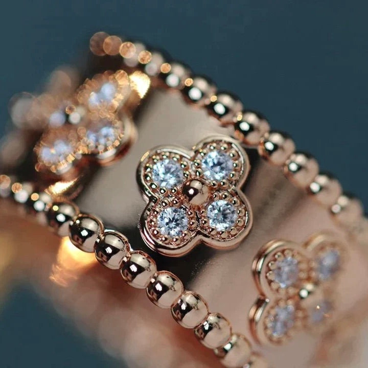[Bling Jewelrys ]CLOVER KALEIDOSCOPE RING 10MM