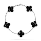 [Bling Jewelrys ] CLOVER 5 MOTIF PULSAR STONE BRACELET COLLECTION