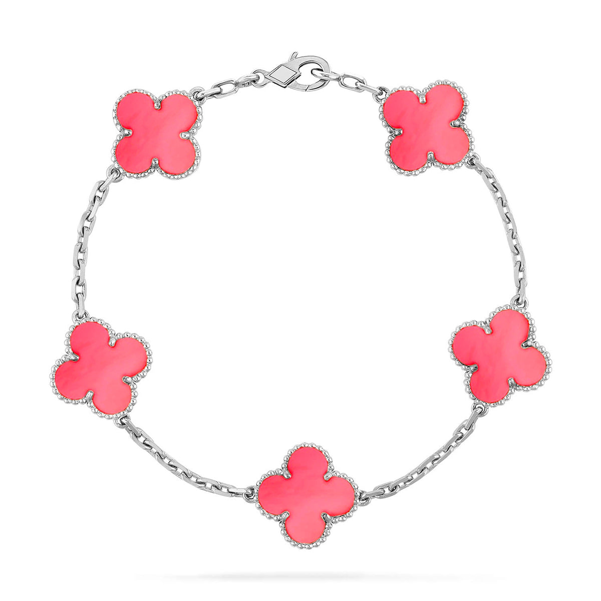 {
  "Bling Jewelrys": "ブリングジュエリー",
  "CLOVER 5 MOTIFS": "クローバー 5モチーフ",
  "PINK MOP BRACELET COLLECTION": "ピンクMOPブレスレットコレクション"
}