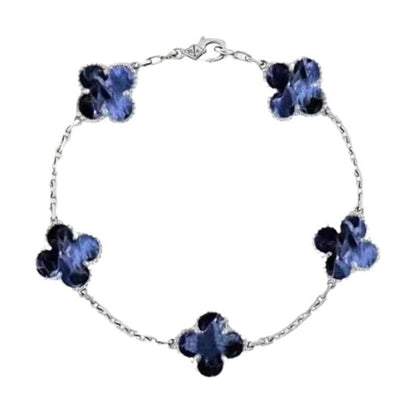 [Bling Jewelrys ]CLOVER 5 MOTIF PIETERSITE BRACELET COLLECTION