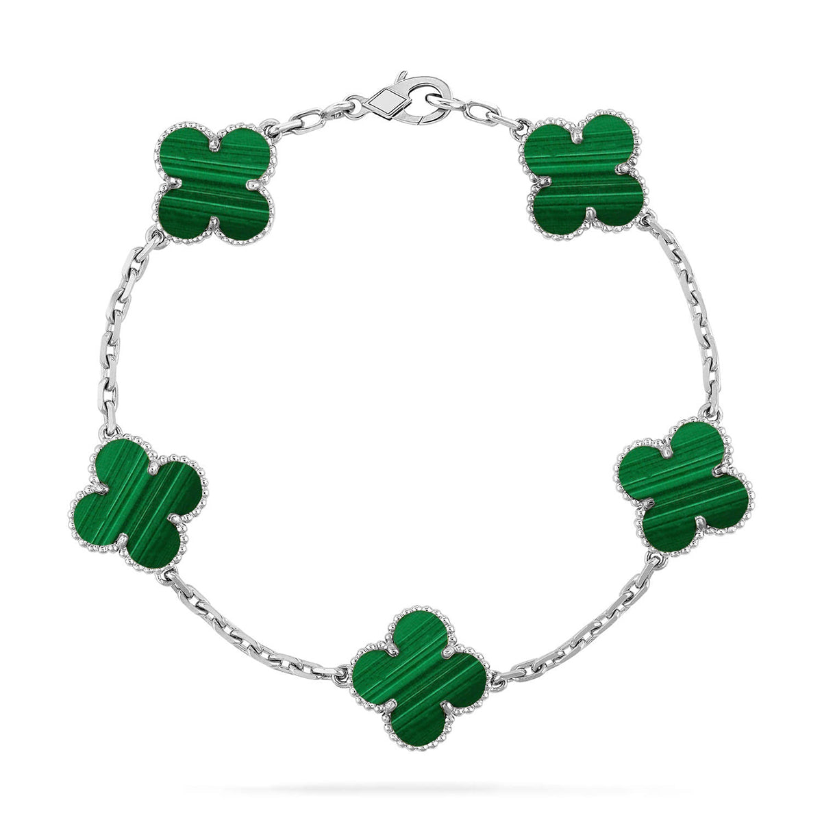 {
  "Bling Jewelrys ": "Bling Jewelrys ",
  "CLOVER  5 MOTIF MALACHITE BRACELET COLLECTION": "KLEEBLATT 5-MOTIV MALACHIT-ARMBAND KOLLEKTION"
}