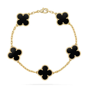 {
  "Bling Jewelrys": "Bling Jewelry",
  "CLOVER 5 MOTIF ONYXS BRACELET COLLECTION": "KLEEBLATT 5-MOTIV ONYX ARMBAND KOLLEKTION"
}