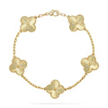 [Bling Jewelrys ] CLOVER 5 MOTIF LASER BRACELET COLLECTION