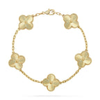 [Bling Jewelrys ] CLOVER 5 MOTIF LASER BRACELET COLLECTION