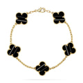 [Bling Jewelrys ] CLOVER 5 MOTIF PULSAR STONE BRACELET COLLECTION