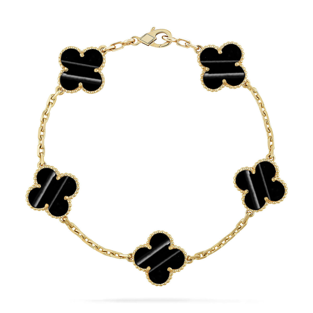 [Bling Jewelrys] KOLLEKTION: CLOVER 5 MOTIV ARMBAND MIT PULSAR- STEIN