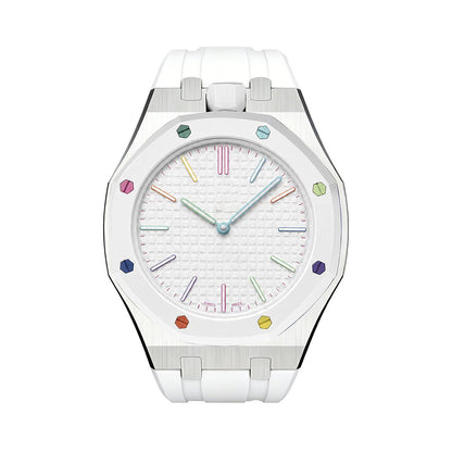 {"Bling Jewelrys":"ブリング・ジュエリー","OAK POP WHITE STEEL SILICONE STRAP":"オーク ポップ ホワイト スチール シリコンストラップ"}
