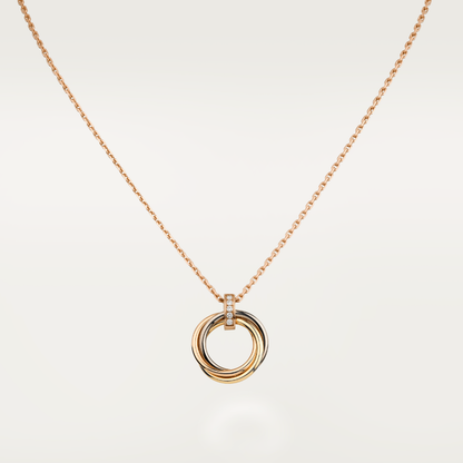 [Bling Jewelrys ]トリニティ ネックレス ゴールド ダイヤモンド