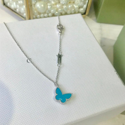 [Bling Jewelrys ]BUTTERFLY TURQUOISE BUTTERFLY BRACELET SILVER