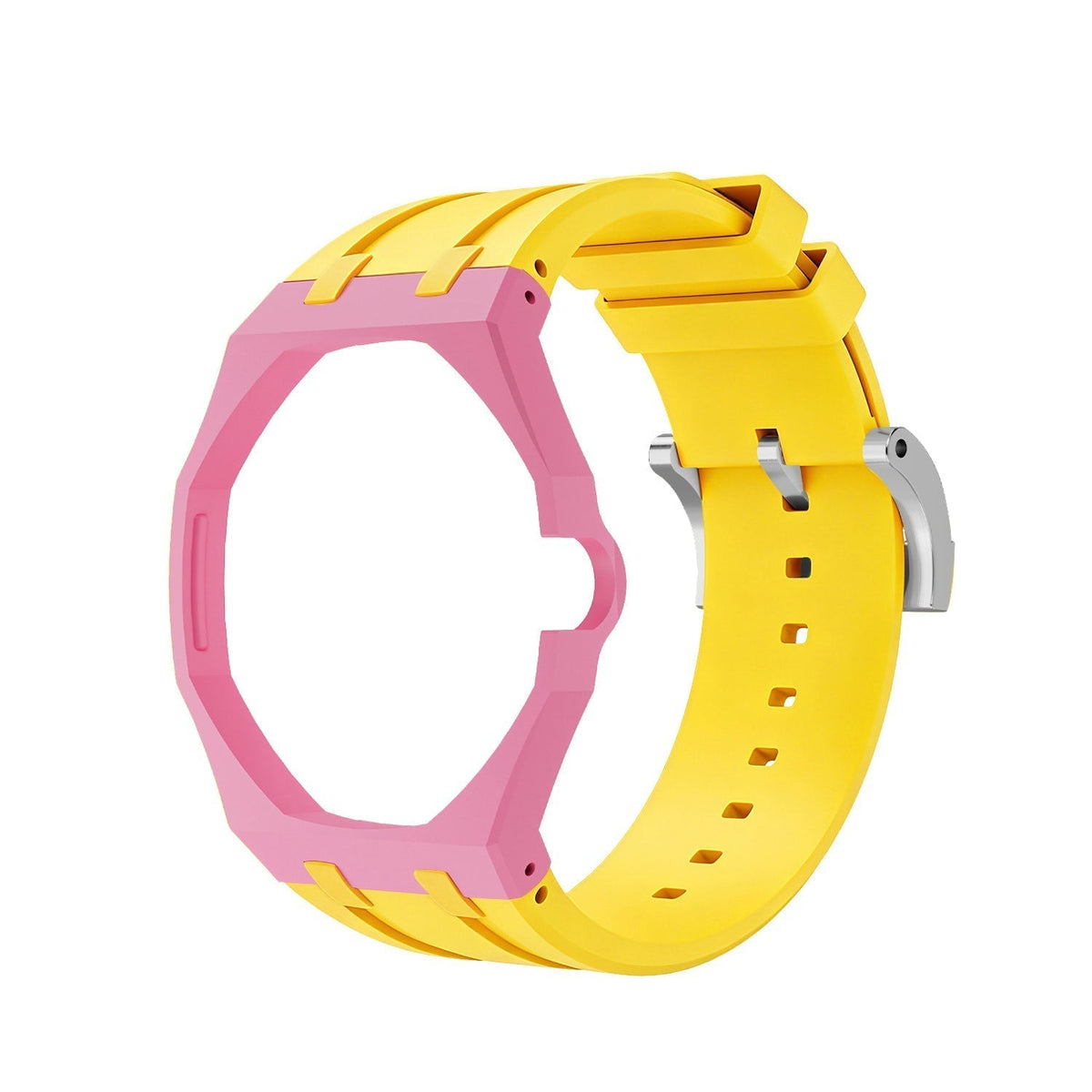 [Bling Jewelrys]Royal Oak Pop Exclusive Bioceramic Case & Silicone Strap Mix Color