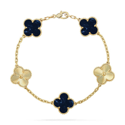 [Bling Jewelrys ]CLOVER 5 MOTIF PIETERSITE BRACELET COLLECTION